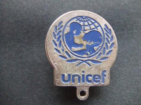 Unicef kinderfonds van de Verenigde Naties wit-blauw